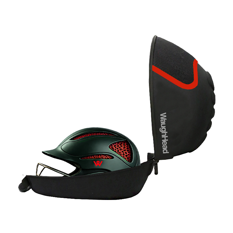 WaughHead hard zip-around case, hard outside and soft inside