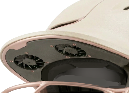 The optional twin-fan cooling system