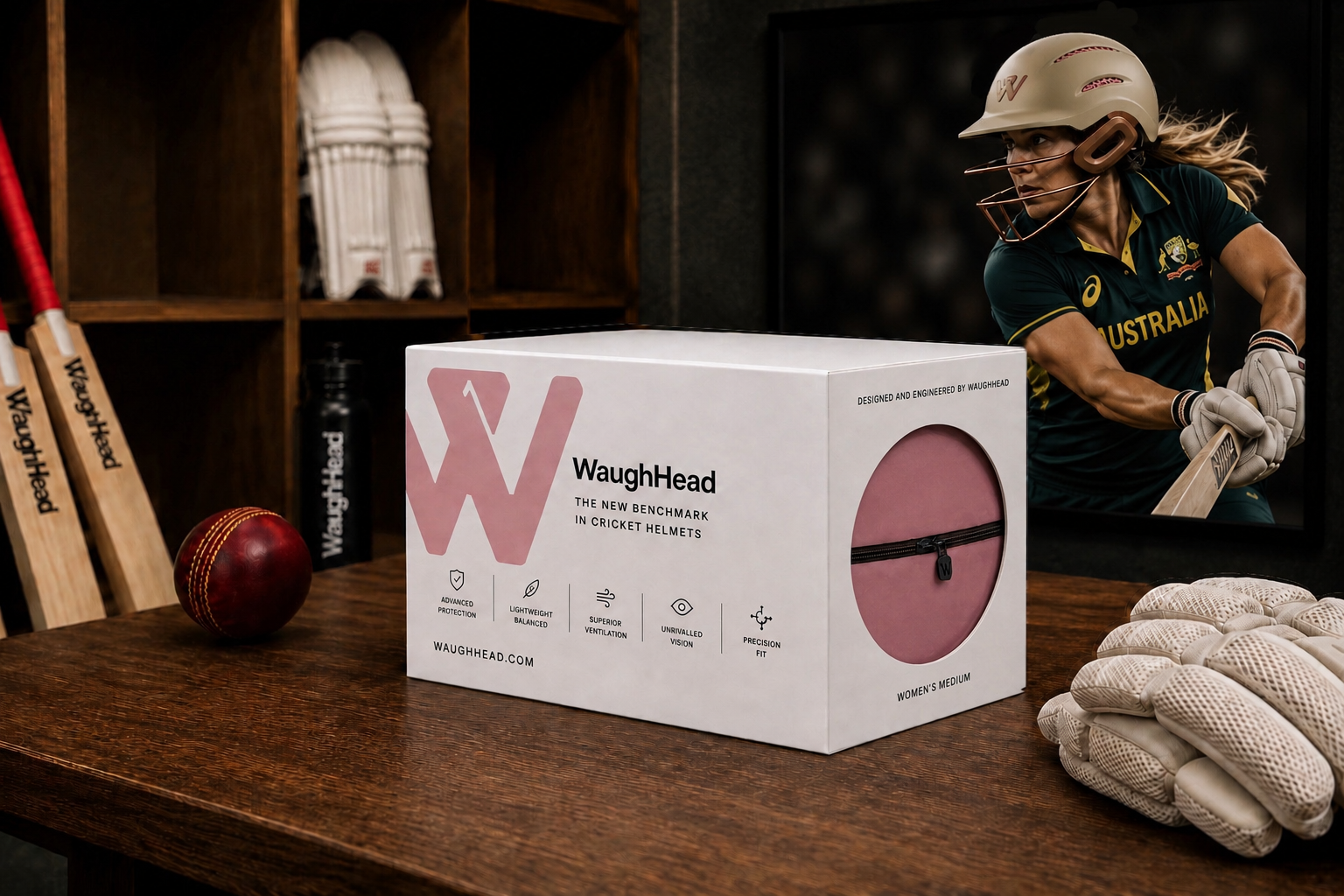 WaughHead premium retail packaging